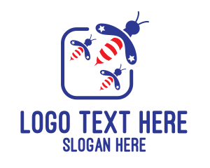 Fly - American Bee Farm logo design