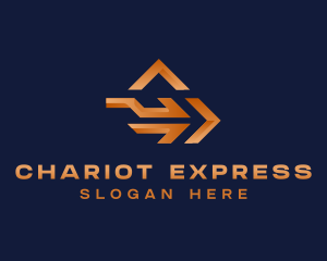 Arrow Logistics Express logo design