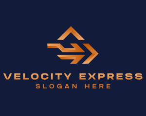 Arrow Logistics Express logo design