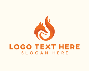 Lifestyle - Fire Fox Tail logo design