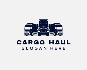 Delivery Transportation Truck logo design