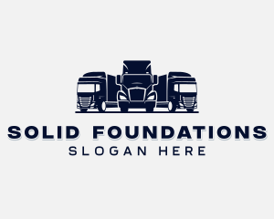 Trucker - Delivery Transportation Truck logo design