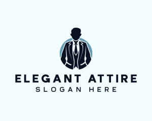 Suit Man Professional logo design