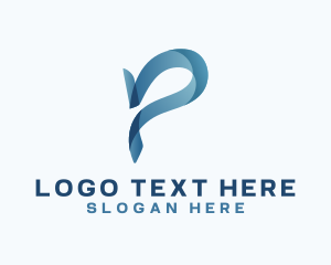Marketing - Modern Company Letter P logo design