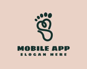 Scribble Foot Massage Logo