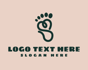 Scribble Foot Massage Logo