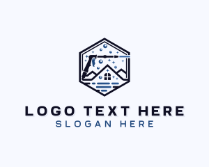 Hexagon - Pressure Washer Housekeeping Cleaner logo design