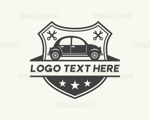 Beetle Car Shield Logo