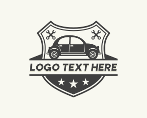 Automobile - Beetle Car Shield logo design