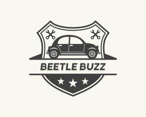 Beetle Car Shield logo design