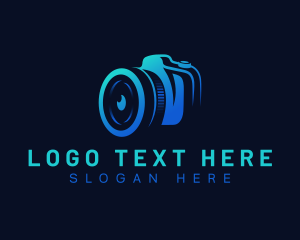 Photo Shoot - Camera Photographer Lens logo design