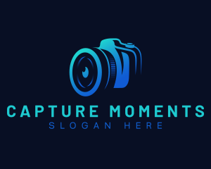 Photo - Camera Photographer Lens logo design
