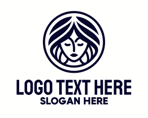 Teenager - Peaceful Lady Cosmetics logo design