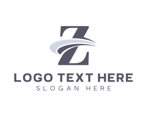 Letter Z - Cool Professional Swoosh Letter Z logo design