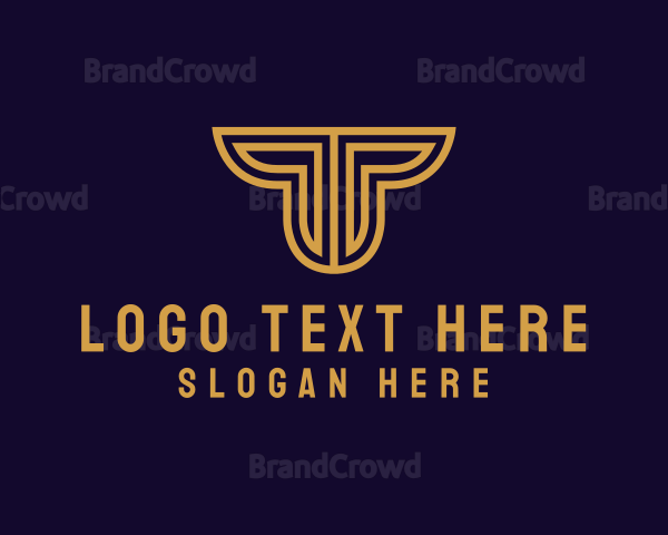 Luxury Premium Firm Letter T Logo