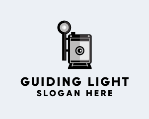  Retro Photography Camera Flash logo design