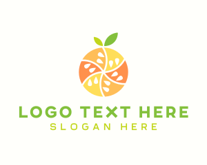 Harvest - Citrus Fruit Harvest logo design