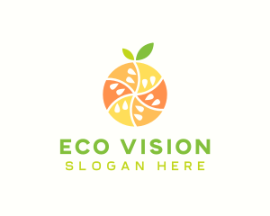 Citrus Fruit Harvest Logo