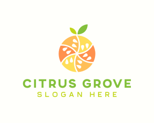 Citrus Fruit Harvest logo design