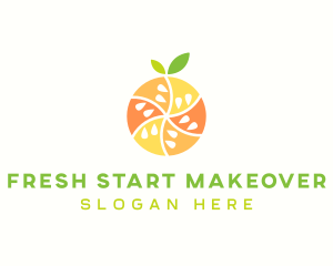 Citrus Fruit Harvest logo design