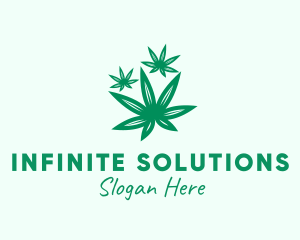 Medication - Medicinal Marijuana Leaves logo design