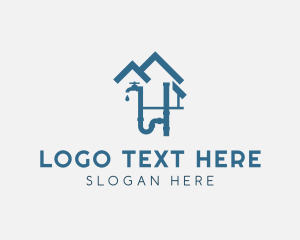 Property - Home Plumbing Faucet logo design