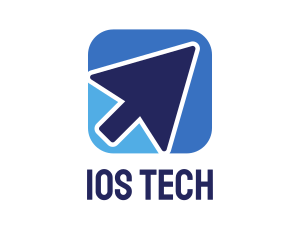 Ios - Blue Cursor Application logo design