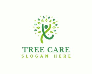 Tree People Wellness logo design