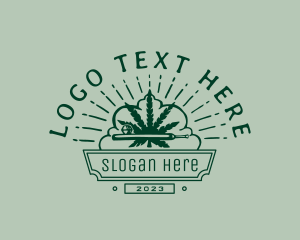 Herbal - Marijuana Drug Leaf logo design