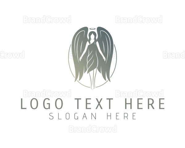 Holy Archangel Wings Logo