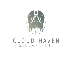 Heaven - Holy Archangel Wings logo design