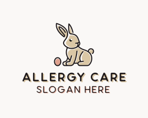 Easter Bunny Egg logo design