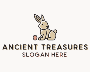 Easter Bunny Egg logo design