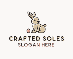 Easter Bunny Egg logo design