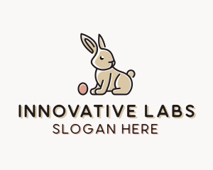 Easter Bunny Egg logo design