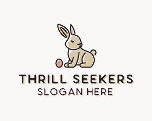 Easter Bunny Egg logo design