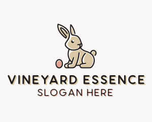 Easter Bunny Egg logo design