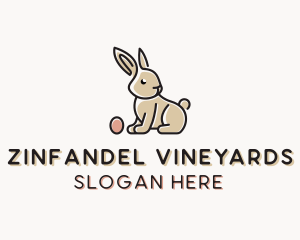 Easter Bunny Egg logo design