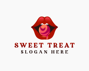 Sexy Lips Candy logo design