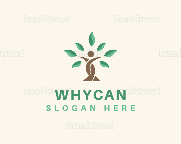 Human Wellness Tree Logo