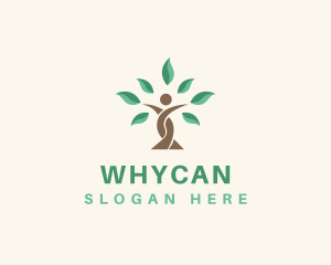 Human Wellness Tree Logo