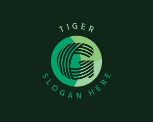 Stripe Startup Company Letter G Logo