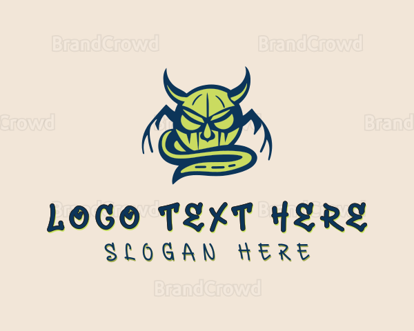 Spooky Nightclub Bar Logo