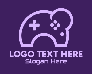 Playstation - Purple Moon Controller logo design