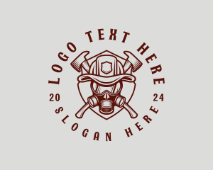Firefighter - Firefighter Rescue Emergency logo design