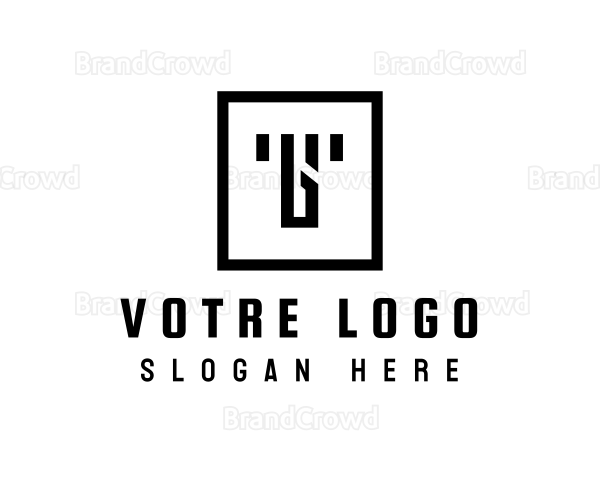 Simple Abstract Square Logo