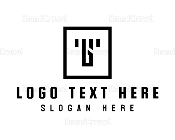 Simple Abstract Square Logo