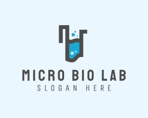 Chemical Test Tube  logo design