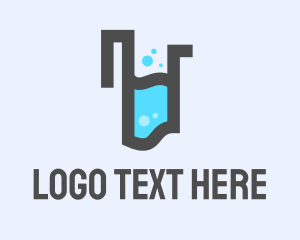 Project - Chemical Test Tube logo design