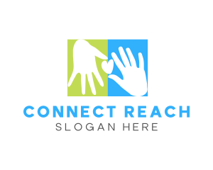 Outreach - Hand Heart Community logo design